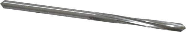Made in USA - #29 High Speed Steel 4 Flute Chucking Reamer - Spiral Flute, 0.136" Straight Shank, 1" Flute Length, 2-7/8" OAL - Eagle Tool & Supply