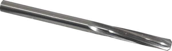 Made in USA - 0.3115" High Speed Steel 6 Flute Chucking Reamer - Spiral Flute, 0.3115" Straight Shank, 1-1/2" Flute Length, 4-1/2" OAL - Eagle Tool & Supply