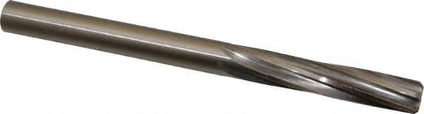 Made in USA - 0.4365" High Speed Steel 6 Flute Chucking Reamer - Spiral Flute, 0.4365" Straight Shank, 1-3/4" Flute Length, 5-1/2" OAL - Eagle Tool & Supply