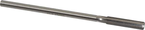 Made in USA - 11/32" Cobalt 6 Flute Chucking Reamer - Straight Flute, 0.2792" Straight Shank, 1-1/2" Flute Length, 6" OAL - Eagle Tool & Supply