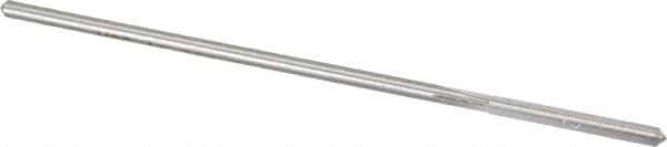 Made in USA - #38 Cobalt 4 Flute Chucking Reamer - Straight Flute, 0.095" Straight Shank, 7/8" Flute Length, 3-1/2" OAL - Eagle Tool & Supply