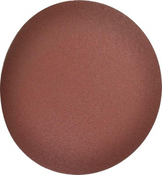 Merit Abrasives - 15" Diam, 36 Grit Aluminum Oxide Adhesive PSA Disc - Very Coarse, Black, Cloth Backing, Flexible - Eagle Tool & Supply