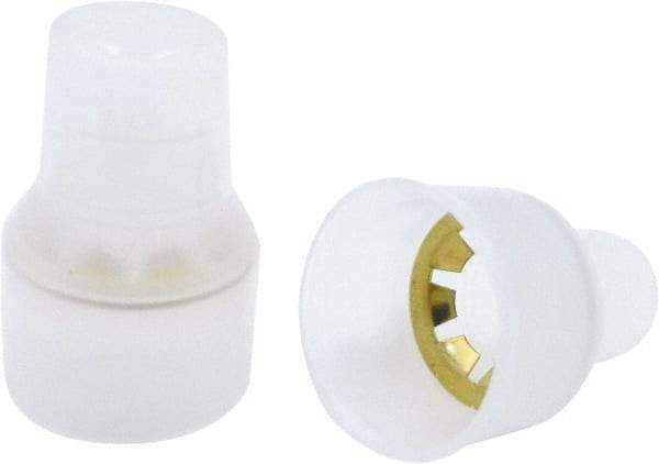 Ideal - 14 to 4 AWG Compatible, Nylon Insulation, Splice Cap Butt Splice Terminal - Opaque - Eagle Tool & Supply