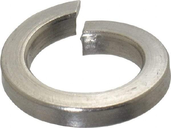 Value Collection - M8, 8.1mm ID, 2mm Thick High Collar Split Lock Washer - 18-8 Austenitic Grade A2 Stainless Steel, Uncoated, 8.1mm Min ID, 8.5mm Max ID, 12.7mm Max OD - Eagle Tool & Supply
