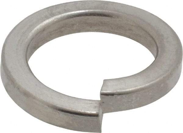 Value Collection - M14, 14.2mm ID, 3mm Thick High Collar Split Lock Washer - 18-8 Austenitic Grade A2 Stainless Steel, Uncoated, 14.2mm Min ID, 14.7mm Max ID, 21.1mm Max OD - Eagle Tool & Supply