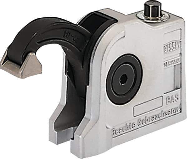 Bessey - 2,700 Lb Holding Capacity, 3.82" Max Opening Capacity, 11,800 Lb Clamping Pressure, Manual Hold Down Clamp - 3.7" Arm Length, 3.74" Clamp Length, 1.4" Clamp Width, 3.07" Clamp Height, Mounting Holes - Eagle Tool & Supply