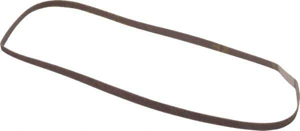 3M - 1/4" Wide x 24" OAL, 6 Trizact Grit, Aluminum Oxide Abrasive Belt - Aluminum Oxide, Ultra Fine, Coated, X Weighted Cloth Backing, Series 237AA - Eagle Tool & Supply