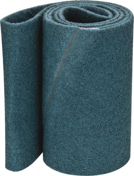 3M - 6" Wide x 48" OAL, Aluminum Oxide Abrasive Belt - Aluminum Oxide, Very Fine, Nonwoven, Series SC-BS - Eagle Tool & Supply
