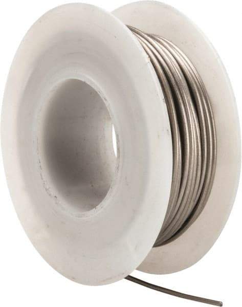 Made in USA - 18 Gage, 0.0403 Inch Diameter x 25 Ft. Long, Nickel Chromium Wire - Alloy 80/20, ASTM B344 - Eagle Tool & Supply