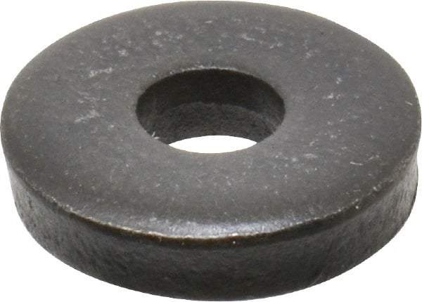 Gibraltar - M5 Screw, Grade 1010 Case Hardened Steel Extra Thick Flat Washer - 5.3mm ID x 15mm OD, 3.5mm Thick, Black Oxide Finish - Eagle Tool & Supply