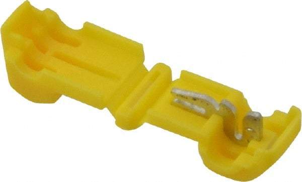 3M - 12 AWG, Nylon, Fully Insulated, Female Wire Disconnect - 1/4 Inch Wide Tab, Yellow, CSA Certified, CSA LR32411, UL File E70512, UL Listed - Eagle Tool & Supply