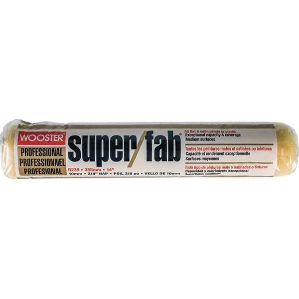 Wooster Brush - 3/8" Nap, 14" Wide Paint Roller - Medium Texture, Synthetic Knit - Eagle Tool & Supply