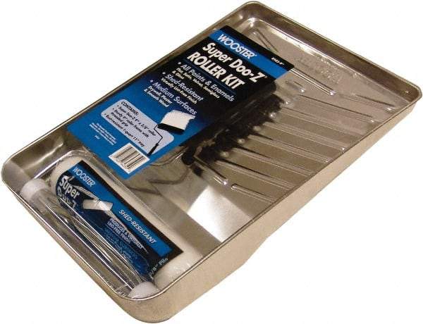Wooster Brush - Trim Paint Roller Kit - Includes Paint Tray, Roller Cover & Frame - Eagle Tool & Supply