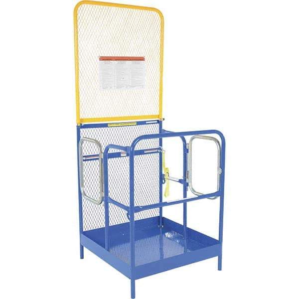 Vestil - 89" Platform - Forklift Work Platform, 1,000 Lb Capacity, 89-5/8" Platform Height, 36" Base Width x 48" Base Depth - Eagle Tool & Supply
