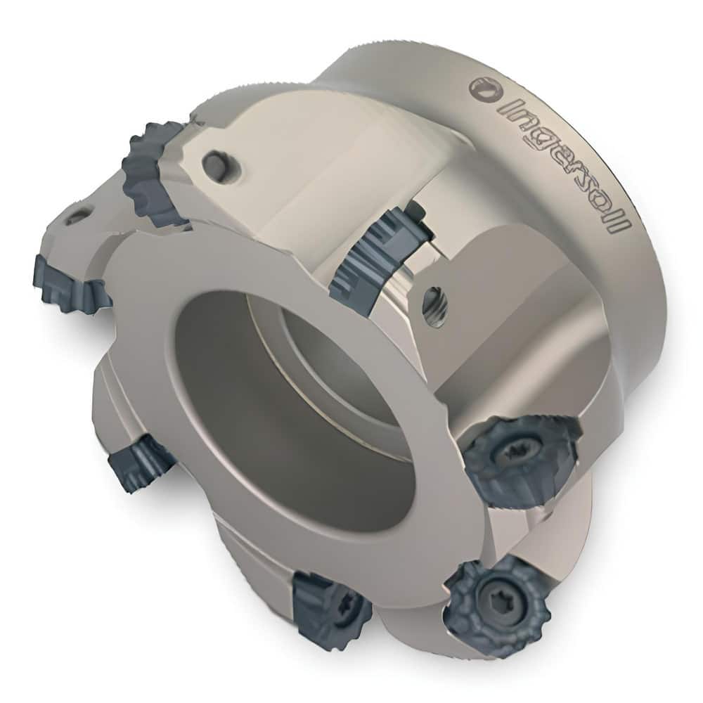 Indexable Copy Face Mills; Maximum Depth Of Cut: 0.3149 in; Compatible Insert Size Code: RCLT1606; Arbor Hole Diameter (mm): 0.75; Maximum Ramping Angle: 6.1 ™; Overall Height (mm): 1.7500 in; Series: 5E6K; Number of Cutter Inserts: 5; Cutter Style: 5E6K
