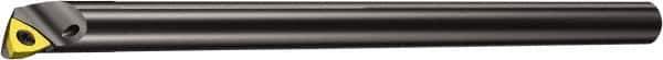 Sandvik Coromant - 8.2mm Min Bore Diam, 4" OAL, 1/4" Shank Diam, E-SWLP Indexable Boring Bar - WPMT 1.210 Insert, Screw Clamping Holding Method - Eagle Tool & Supply