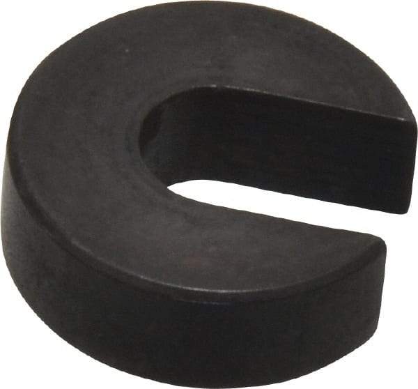 Gibraltar - 1/4" Bolt, 1/4" Thick, Black Oxide Finish, Case Hardened Steel C Washer - Grade 12L14, 9/32" Inside & 3/4" OD - Eagle Tool & Supply