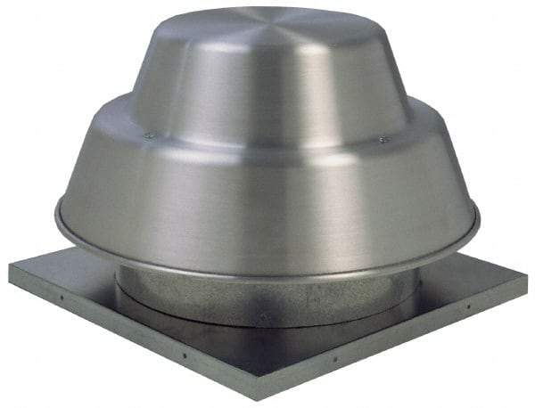 Fantech - 18-1/4" Blade, 4,037 CFM, Direct Drive Centrifugal Roof Exhauster - 3/4 hp, Open Dripproof Enclosure, Downdraft Style, Single Phase, 115/230 Volts - Eagle Tool & Supply