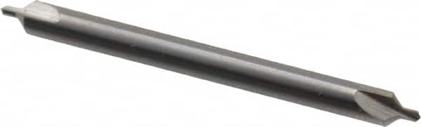 Hertel - #1 Plain Cut 90° Incl Angle Solid Carbide Combo Drill & Countersink - Eagle Tool & Supply