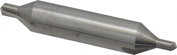 Hertel - #7 Plain Cut 60° Incl Angle Solid Carbide Combo Drill & Countersink - Eagle Tool & Supply