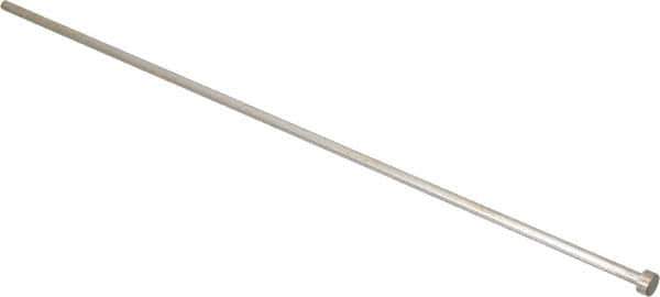 Gibraltar - 13/64" Pin Diam, 3/8" Head Diam x 3/16" Head Height, 14" OAL, Straight Ejector Pin - Steel, 13-13/16" Pin Length - Eagle Tool & Supply
