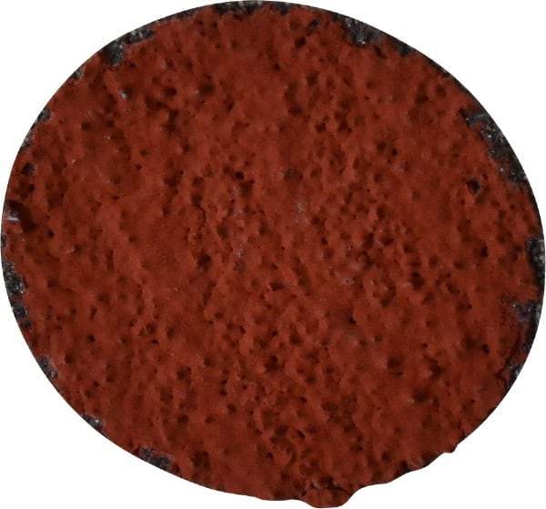 3M - 1-1/2" Disc Diam, 36 Grit, Ceramic Quick Change Disc - Type R Attaching System, Coated, Orange, Very Coarse Grade, 30,000 RPM, 777F Series - Eagle Tool & Supply