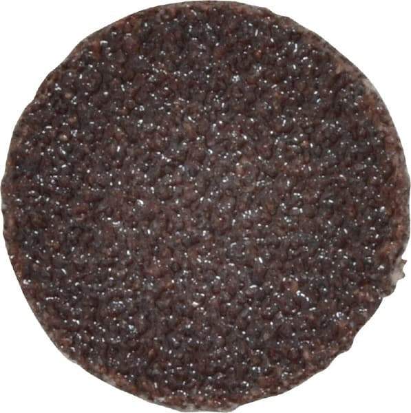 3M - 1" Disc Diam, 36 Grit, Aluminum Oxide Quick Change Disc - Type R Attaching System, Coated, Brown, Very Coarse Grade, 30,000 RPM, 361F Series - Eagle Tool & Supply