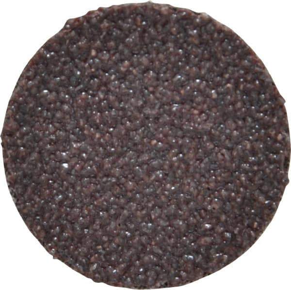 3M - 1-1/2" Disc Diam, 36 Grit, Aluminum Oxide Quick Change Disc - Type R Attaching System, Coated, Brown, Very Coarse Grade, 30,000 RPM, 361F Series - Eagle Tool & Supply