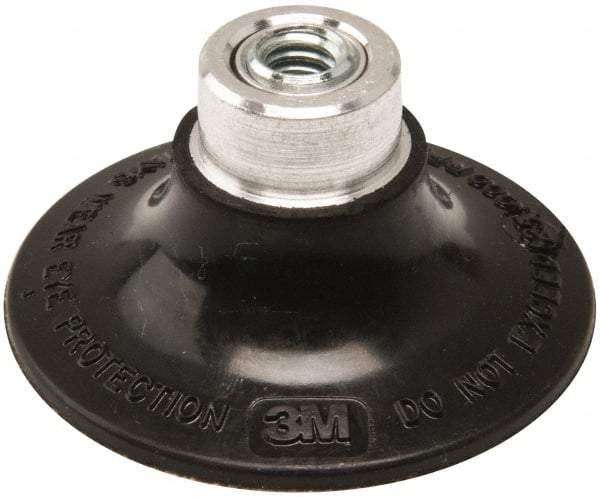 3M - 2" Diam Quick-Change Type P Disc Backing Pad - Hard Density, 25,000 RPM, Roloc TP Compatible - Eagle Tool & Supply