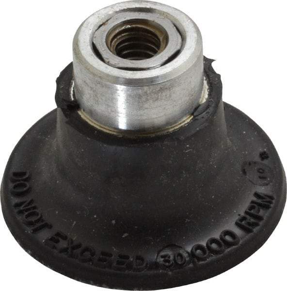 3M - 1-1/2" Diam Quick-Change Type R Disc Backing Pad - Soft Density, 30,000 RPM, Roloc TR Compatible - Eagle Tool & Supply