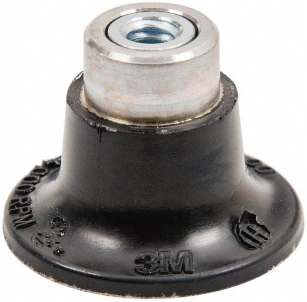 3M - 1-1/2" Diam Quick-Change Type S Disc Backing Pad - Hard Density, 30,000 RPM, Roloc TS Compatible - Eagle Tool & Supply
