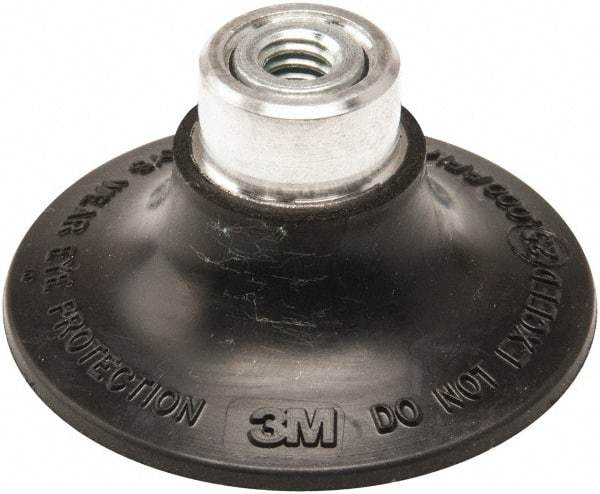 3M - 2" Diam Quick-Change Type S Disc Backing Pad - Medium Density, 25,000 RPM, Roloc TS Compatible - Eagle Tool & Supply