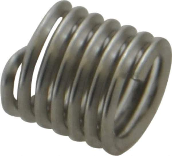 Recoil - 5/16-18 UNC, 0.469" OAL, Free Running Helical Insert - 6-5/8 Free Coils, Tanged, Stainless Steel, 1-1/2D Insert Length - Eagle Tool & Supply