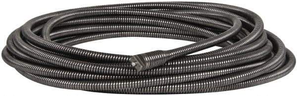 Ridgid - 3/8" x 35' Drain Cleaning Machine Cable - Male Coupling, 1-1/4" to 1-1/2" Pipe, Use with Models K39, K40 & K50 - Eagle Tool & Supply