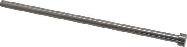 Gibraltar - 5/16" Pin Diam, 1/2" Head Diam x 1/4" Head Height, 8" OAL, Straight Ejector Pin - Steel, 7-3/4" Pin Length - Eagle Tool & Supply