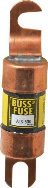 Cooper Bussmann - 500 Amp Time Delay Fast-Acting Forklift & Truck Fuse - 125VAC, 125VDC, 4.71" Long x 1" Wide, Bussman ALS-500, Ferraz Shawmut ALS450 - Eagle Tool & Supply