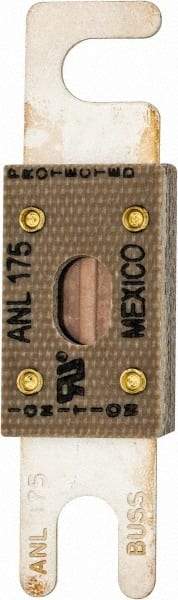 Cooper Bussmann - 175 Amp Non-Time Delay Fast-Acting Forklift & Truck Fuse - 125VAC, 80VDC, 3.18" Long x 0.75" Wide, Littelfuse CNL175, Bussman ANL-175, Ferraz Shawmut CNL175 - Eagle Tool & Supply