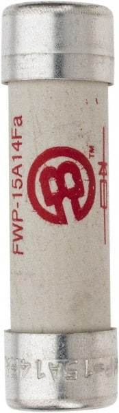 Cooper Bussmann - 690 VAC (IEC), 700 VAC (UL), 800 VDC, 15 Amp, Fast-Acting Semiconductor/High Speed Fuse - 50.8mm OAL, 200 (RMS), 50 at DC kA Rating, 9/16" Diam - Eagle Tool & Supply