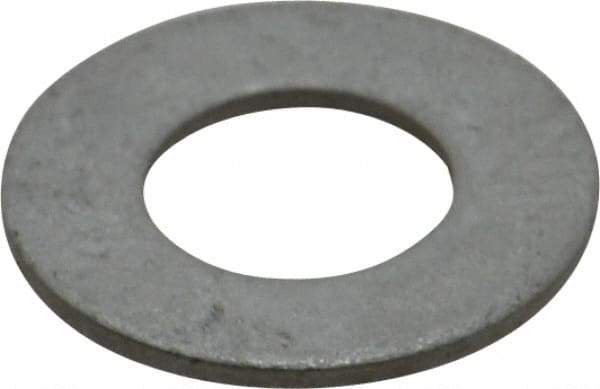 Armor Coat - 7/16" Screw, Grade 8 Alloy Steel SAE Flat Washer - 15/32" ID x 59/64" OD, 0.05" Thick - Eagle Tool & Supply