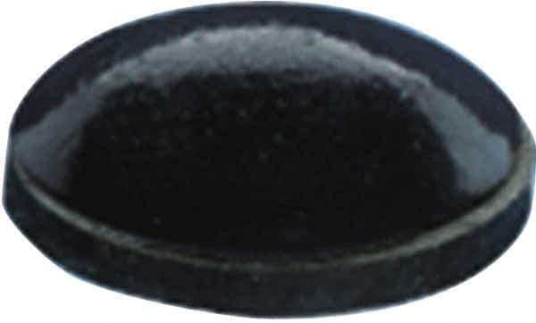Made in USA - 0.25" Wide x 0.079" High, Self Adhesive Polyurethane Bumpers - Hemispherical - Eagle Tool & Supply