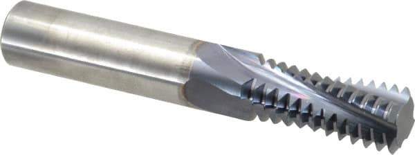 Accupro - M24x3.00 Metric Coarse, 0.6201" Cutting Diam, 4 Flute, Solid Carbide Helical Flute Thread Mill - Internal Thread, 35mm LOC, 100mm OAL, 16mm Shank Diam - Eagle Tool & Supply