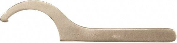 Ampco - 3-1/8" to 3-1/2" Capacity, Spanner Wrench - Nonsparking - Eagle Tool & Supply