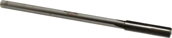 Made in USA - 0.346" Carbide-Tipped 4 Flute Chucking Reamer - Straight Flute, 9/32" Straight Shank, 1-1/2" Flute Length, 6" OAL - Eagle Tool & Supply
