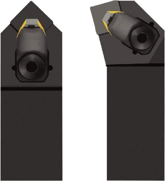 Seco - CSKN, Left Hand Cut, 75° Lead Angle, 25mm Shank Height x 25mm Shank Width, Negative Rake Indexable Turning Toolholder - 150mm OAL, SN..0603.. Insert Compatibility, Series Clamp Lock - Eagle Tool & Supply