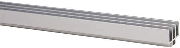 80/20 Inc. - 1 Panel, 0 to 48" Wide Door, Clear Anodized Aluminum Door Slide Track - 0.275" Door Thickness - Eagle Tool & Supply
