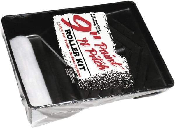 Wooster Brush - Trim Paint Roller Kit - Includes Paint Tray, Roller Cover & Frame - Eagle Tool & Supply