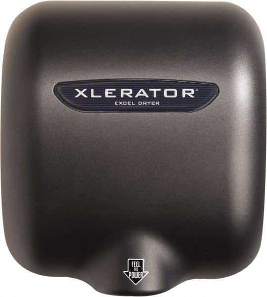 Excel Dryer - 1500 Watt Graphite & Zinc Die-Cast Finish Electric Hand Dryer - 100/120 Volts, 12.5 Amps, - Eagle Tool & Supply