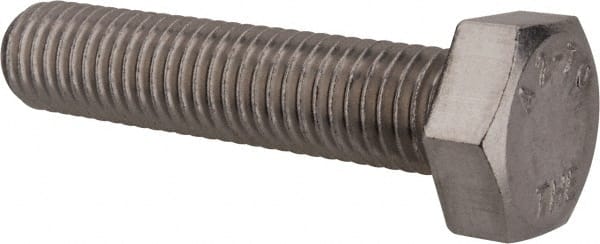Value Collection - M12x1.75mm Metric Coarse, 55mm Length Under Head Hex Head Cap Screw - Eagle Tool & Supply