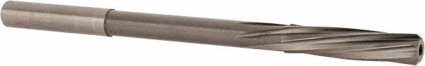 Magafor - 6.98mm Solid Carbide 6 Flute Chucking Reamer - Spiral Flute, 0.276" Straight Shank, 1-7/32" Flute Length, 4-9/32" OAL - Eagle Tool & Supply