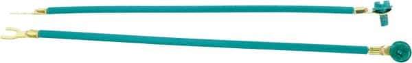 Ideal - 12 to 8 AWG, 6 Inch Overall Length, Screw Pigtail Connector - Green, No. 10 Fork Terminal, cUL Listed, NEC, RoHS Compliant, UL Listed - Eagle Tool & Supply